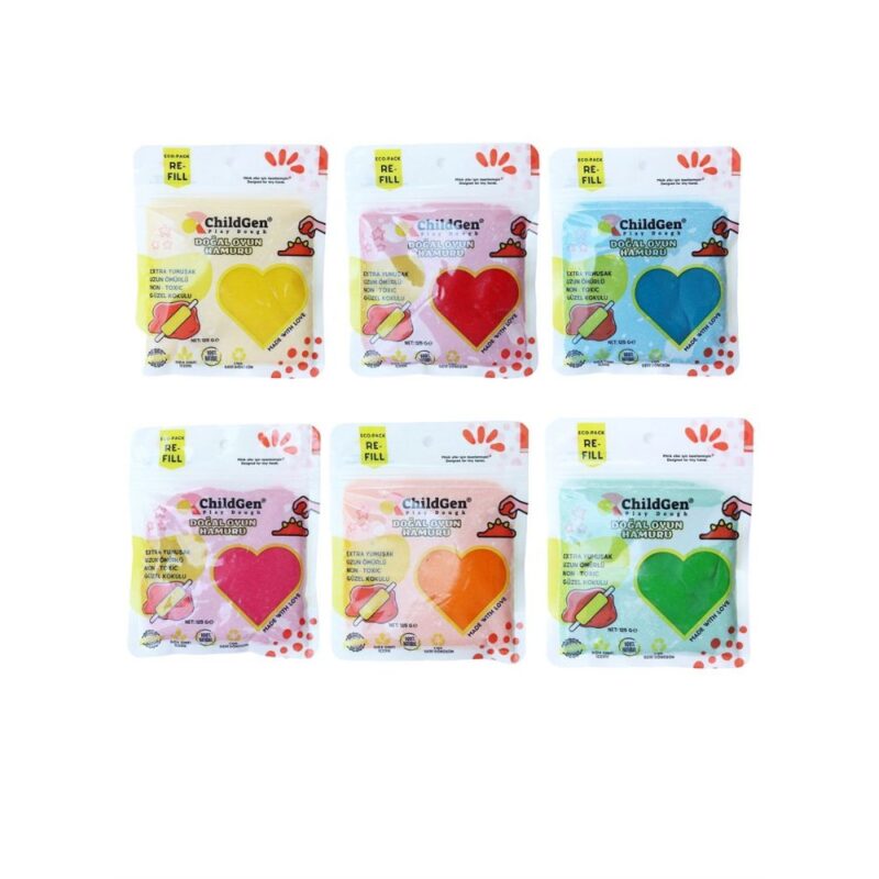 Set de 6 bolsitas de Masa para Modelar