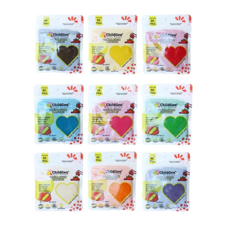 Set de 9 bolsitas de Masa para Modelar