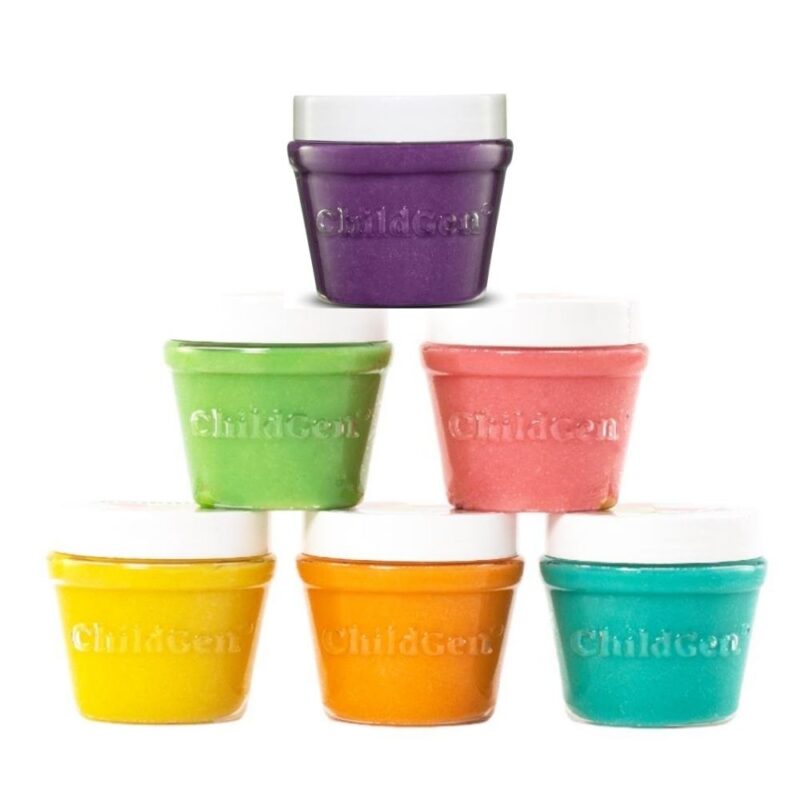 Set de 6 botes de Masa para Modelar Color Pastel