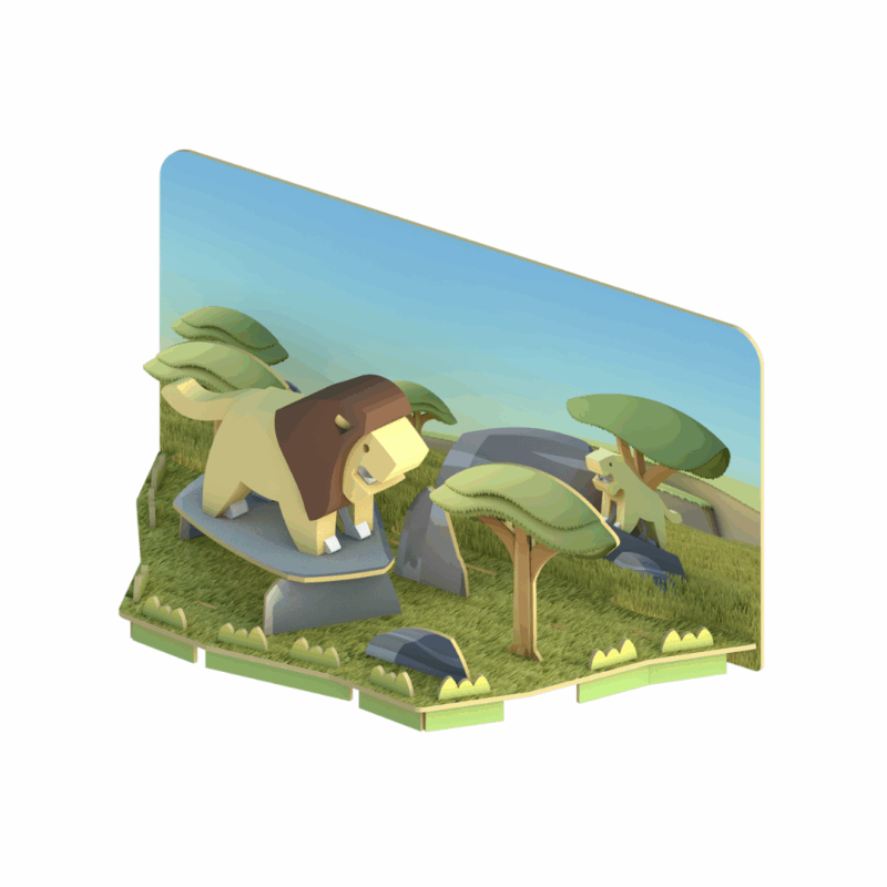 Diorama Set Animales - Imagen 4