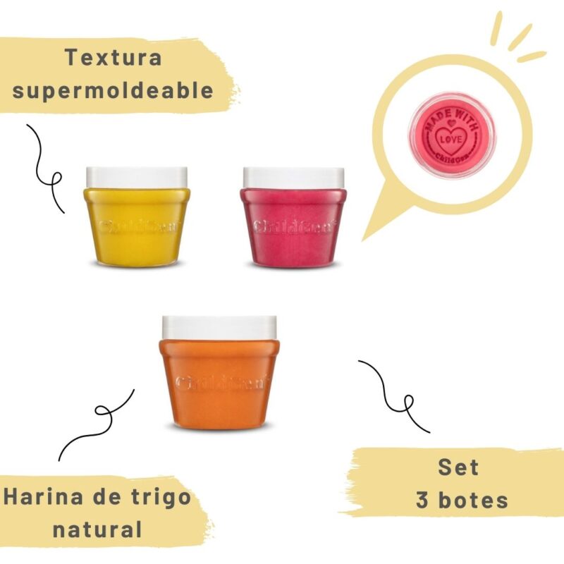 Set de 3 Botes de Masa para Modelar - Imagen 2
