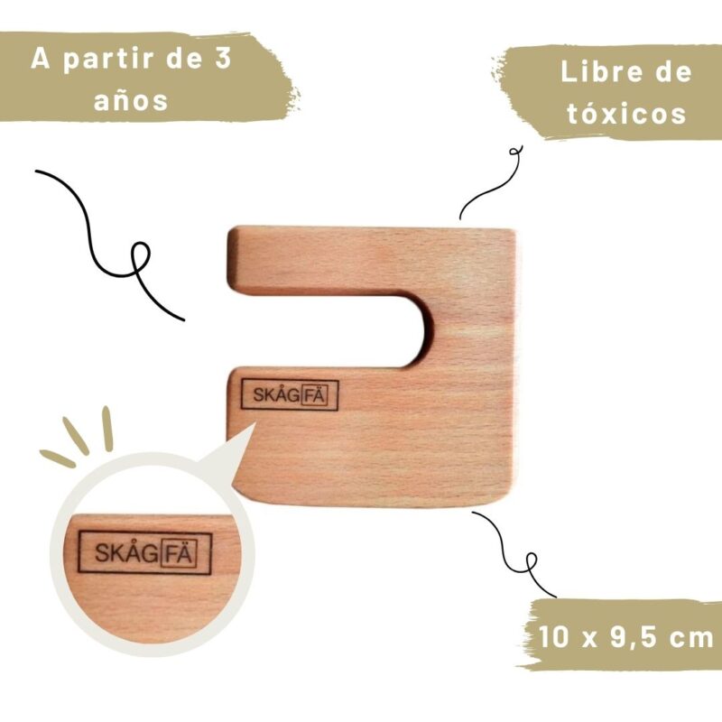 Cuchillo Madera Niños - Imagen 2