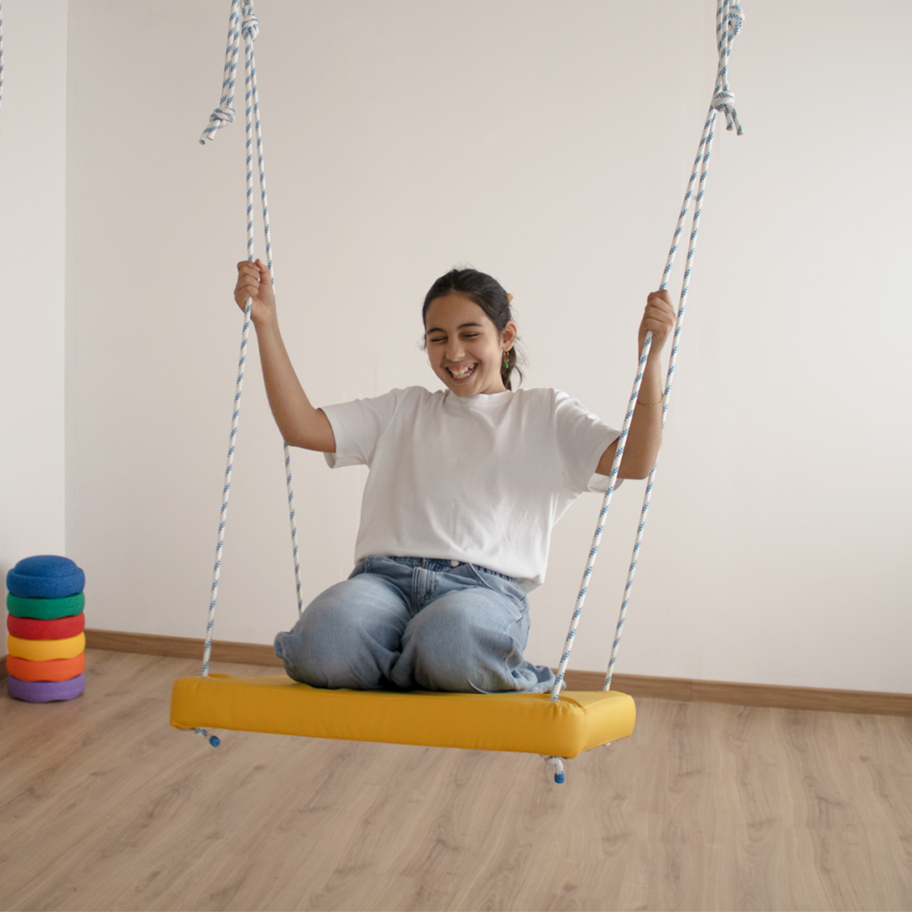 Columpio de plataforma para integración sensorial o estimulación vestibular
