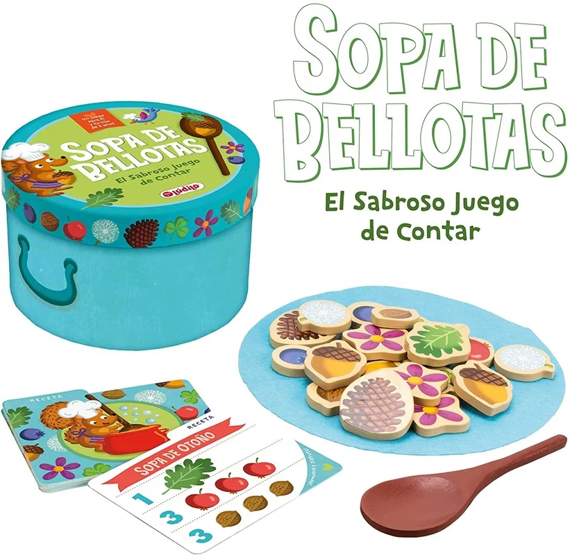 juego de mesa sopa de bellotas