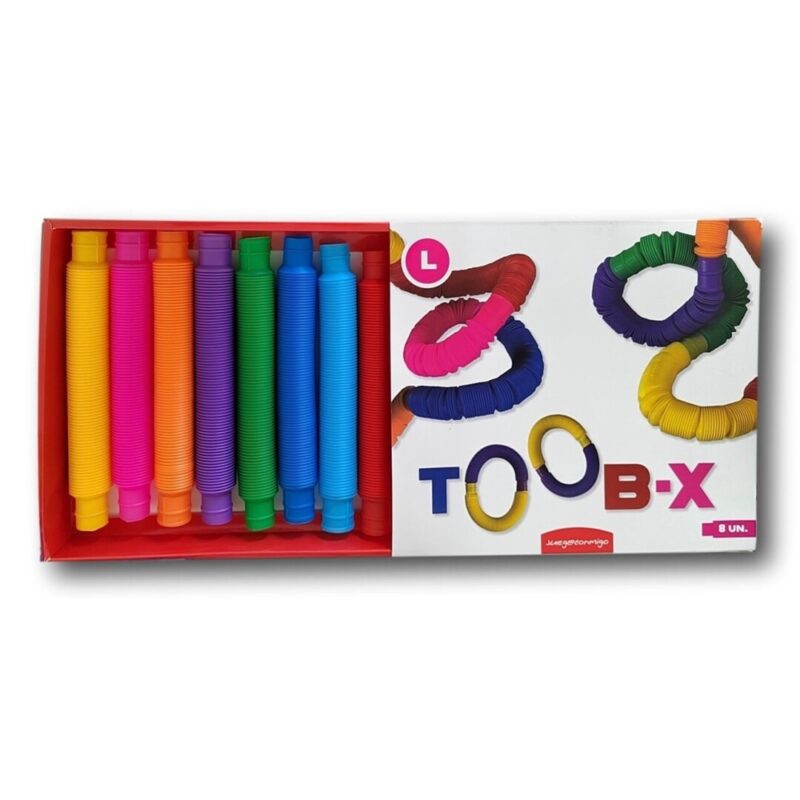 TOOB-X tubos sensoriales expandibles para niños a partir de 3 años