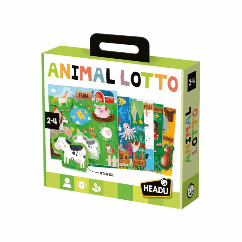 Juego educativo Animales en su entorno para niños, con tarjetas de animales y hábitats naturales – ideal para aprender y socializar