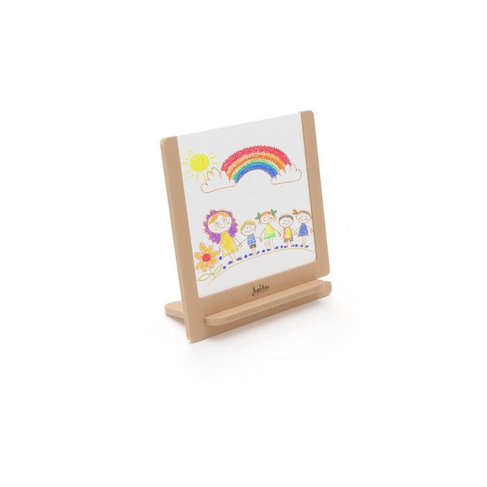 Artboard Jupiduu de 70x100 cm, panel creativo infantil con superficie de plexiglás para pintar y desarrollar la motricidad fina y la creatividad desde los 3 años.