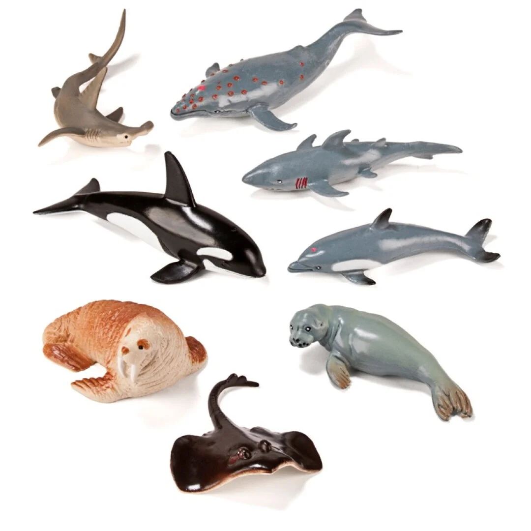 figuras de animales marinos