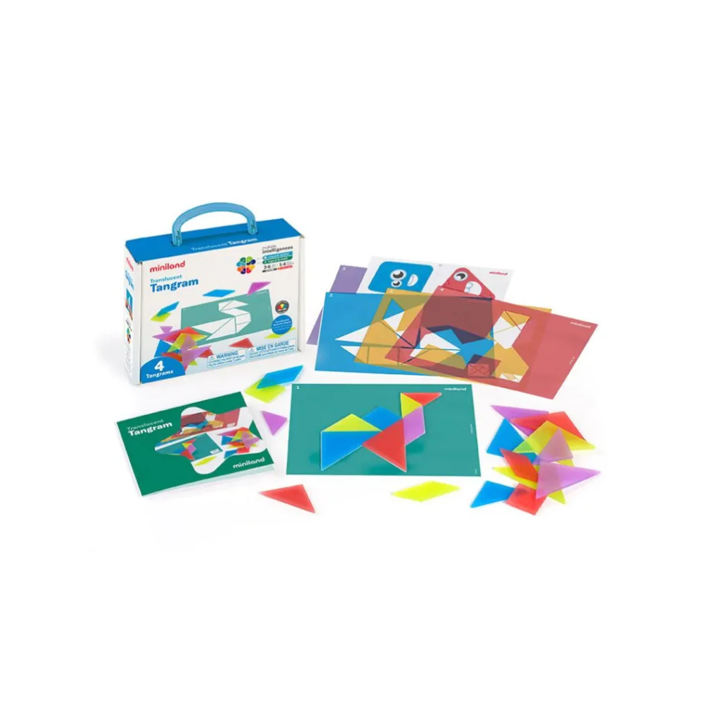 tangram translúcido