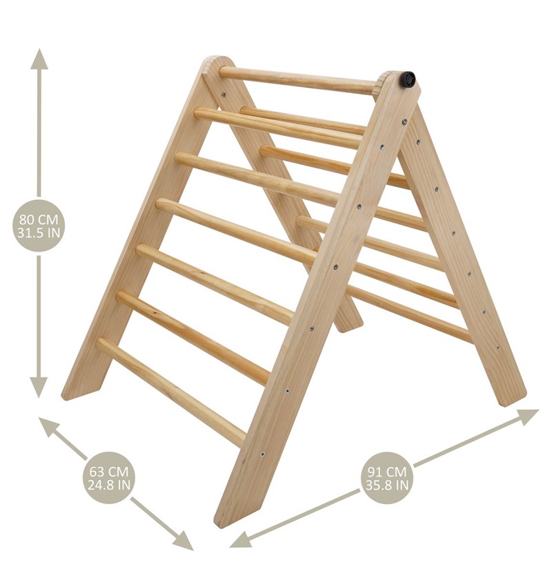 DUO TRIÁNGULO ESCALADA 2 EN 1 MONTESSORI - Imagen 3