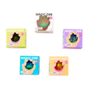 Magic Orb · Pelota sensorial squishy con brillos